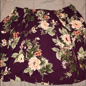 Floral off the shoulder top